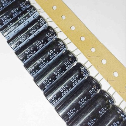 680MF 50V 12.5x35 105 JIANGHAI ELKO KONDANSATÖR resmi