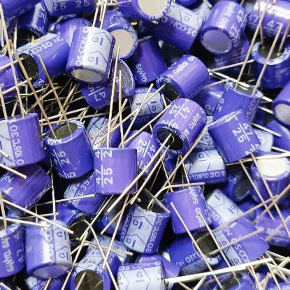 47MF 25V 10x10 SANYO ELKO KONDANSATÖR resmi