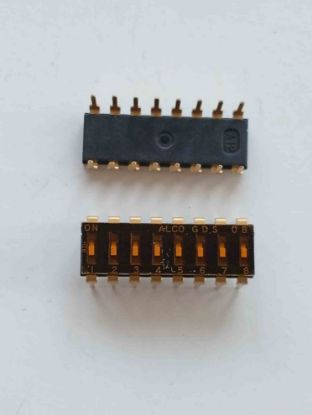 GDS 0804 1-1825006-3 8 Lİ DİP SWICH 1C Swich resmi