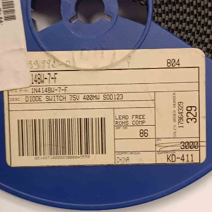 1N4148WS7F 75V 0,3A SOD323 DIODES SMD DİYOT resmi