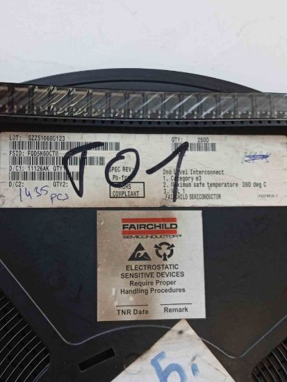 FQD5N60CTM 2.8A 600V TO252 MOSFET TRANSİSTÖR resmi