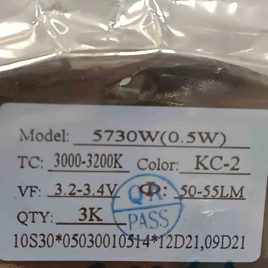 5730W(0.5W) BEYAZ 3000-3200K SMD LED LED OPTO resmi