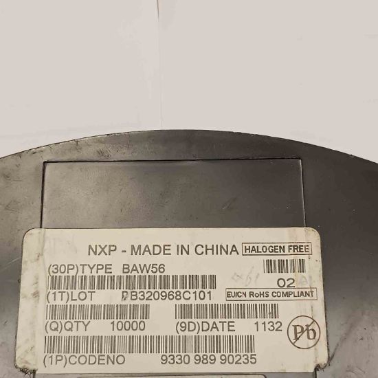 BAW56 75V 0.2A SOT23 NXP SMD DİYOT resmi
