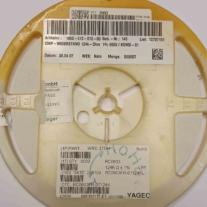 WRC37544 124K 603 %1 SMD DİRENÇ resmi