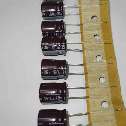 150MF 35V 10x13 NICHICON ELKO KONDANSATÖR resmi