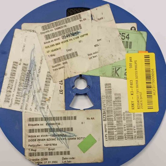 BZX84C5V1 5V1 300MA SOT23 PHILIPS ZENER DİYOT resmi