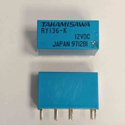 RY136-K 12V 1A 8PIN TAKAMISAWA Telekom RÖLE resmi