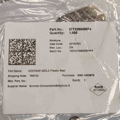 CDH74NP-220LC 22uH 1.7A SMD BOBİN resmi