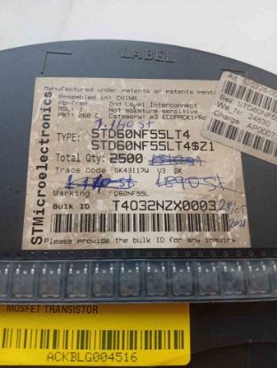 STD60NF55LT4 60A 55V TO252 NXP MOSFET TRANSİSTÖR resmi