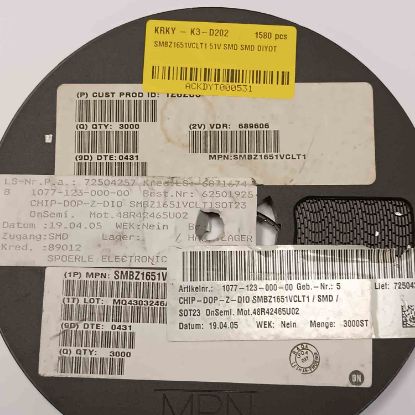 SMBZ1651VCLT1 51V SMD SMD DİYOT resmi