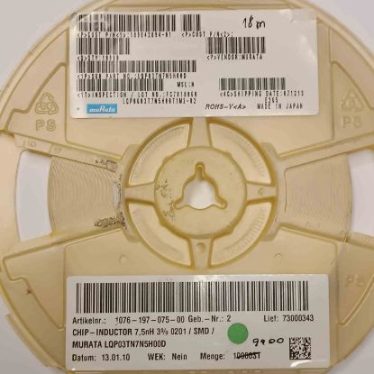 LQP03TN7N5H00D 7.5nH 603 MURATA SMD BOBİN resmi