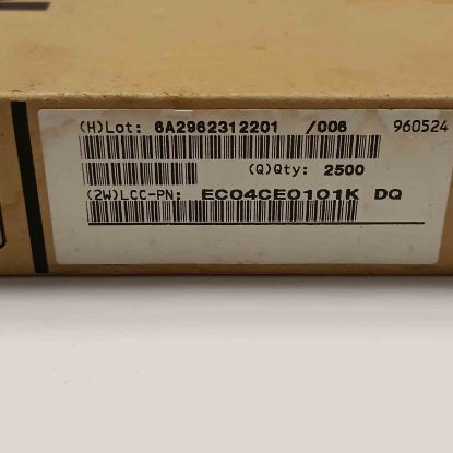 EC04CE0101KDQ 0,1MF THOMSON TANTAL KONDANSATÖR resmi