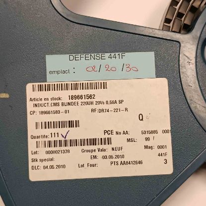 DR74-221-R 220uH 0.56A SMD BOBİN resmi