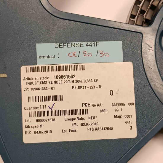 DR74-221-R 220uH 0.56A SMD BOBİN resmi