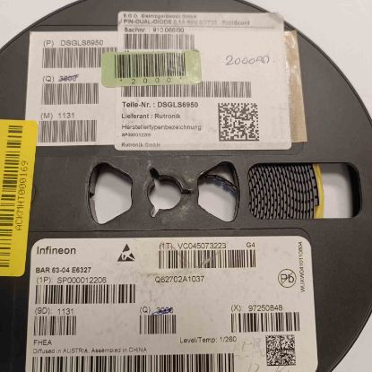 BAR63-04 40V 0.12A SOT23 INFINEON SCHOYKY DİYOT resmi