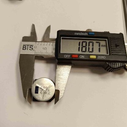 680MF 63V  18x17  SMD KONDANSATÖR resmi