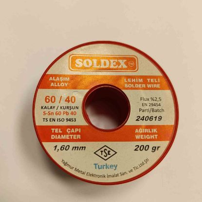 1,60mm 200gr Soldex Lehim Teli resmi
