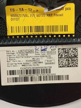 MMBZ27VAL 27V SOT23 NXP Transil DİYOT resmi