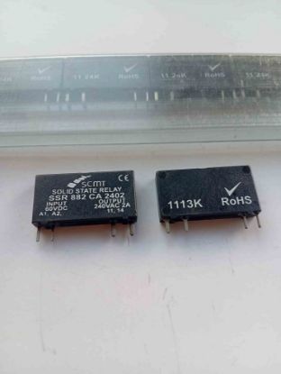 SSR 882 CA 2402 60V GİRİŞ 240VAC ÇIKIŞ 2A SCMT SSR RÖLE resmi