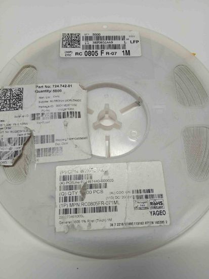 RC0805F-071M 1M 805 YAGEO SMD DİRENÇ resmi