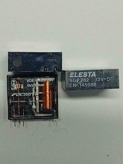 SGR762 12VDC 12V 8A 1C 5PIN ELESTA GÜÇ RÖLE resmi