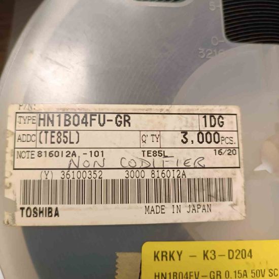 HN1B04FV-GR 0.15A 50V SC107C SMD TRANSİSTÖR resmi