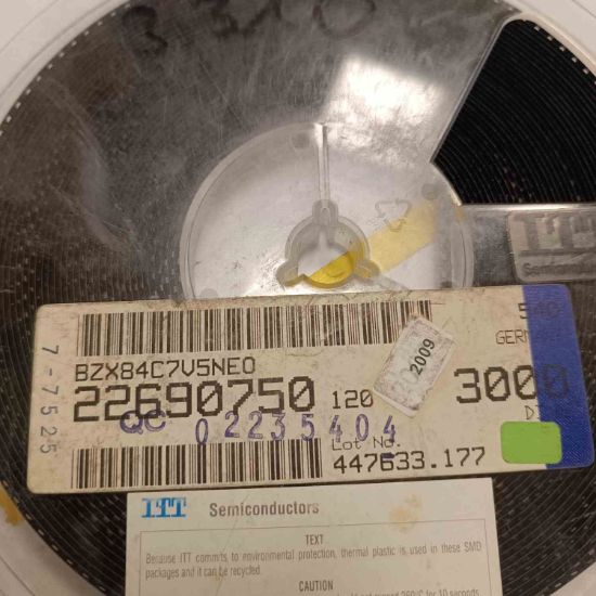 BZX84C7V5 7.5V SOT23 ITT ZENER DİYOT resmi