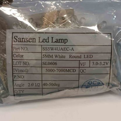 SS5W4UAEC-A ŞEFFAF YEŞİL 5 mm LED.DIOD LED OPTO resmi