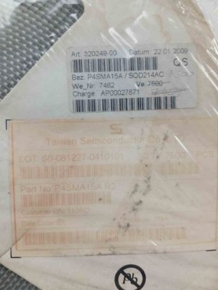 P4SMA15AR2 15V 400W SMA DİYOT resmi