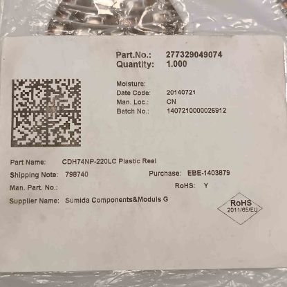 CDH74NP-220LC 22uH 1.7A SUMIDA SMD BOBİN resmi