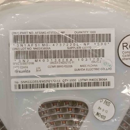 CDH74NP-220LC 22uH 1.7A SUMIDA SMD BOBİN resmi