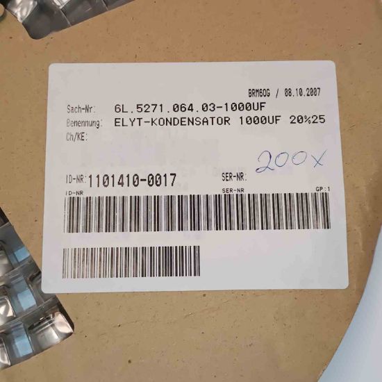 CE1E102MWVANG 1000MF 25V 12.5x15 SANYO SMD KONDANSATÖR resmi