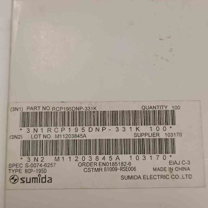 RCP195DNP-331K 330uH 0,54A 10,5x9,5 KONDANSATÖR TİPİ BOBİN resmi