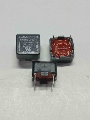 RN102-2-02 1.1mH 2A 2A 1,1 mH 70 mOhm Yatay Şok Bobini SCHAFFNER Filitre resmi