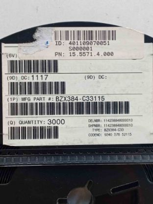 BZX384-C33115 33V SOD323 SMD DİYOT resmi