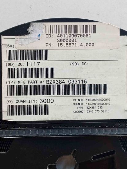 BZX384-C33115 33V SOD323 SMD DİYOT resmi
