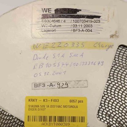 S1ASMA 50V 1A DO214AC MOTOROLA DİYOT resmi