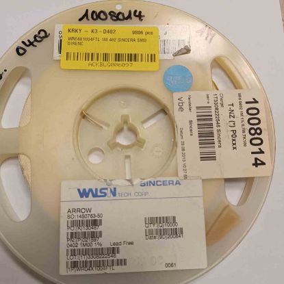 WR04X1004FTL 1M 402 SINCERA SMD DİRENÇ resmi