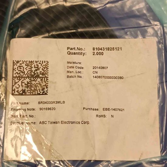 SR04033R3MLB 3,3uH 2,15A 4,5x4x3,2 SMD BOBİN resmi