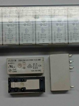 SGR230G 012 12V 16A 1C ELESTA GÜÇ RÖLE resmi