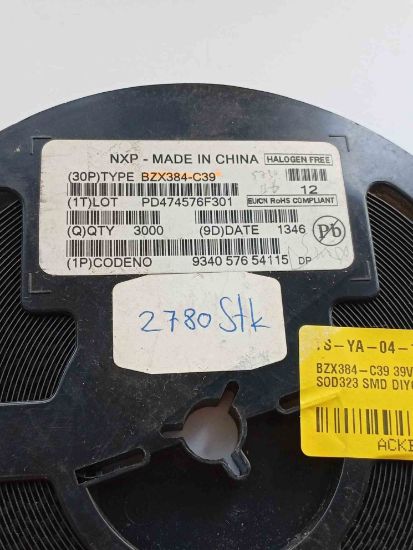 BZX384-C39 39V 0,5W SOD323 SOD323 SMD DİYOT resmi