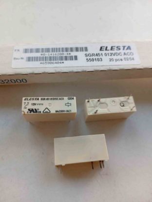 SGR451 012VDC ACO 12V 8A 1C 5PIN ELESTA GÜÇ RÖLE resmi