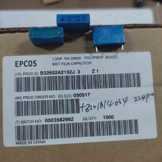 B32652A2152J3Z1 1.5NF 1500V POLYESTER KONDANSATÖR resmi