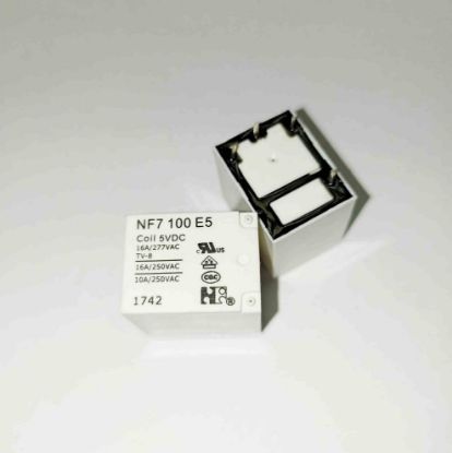 NF7 100 E5 5V 16A 1NO 4PIN HONGFA MİLİONSPOT RÖLE resmi