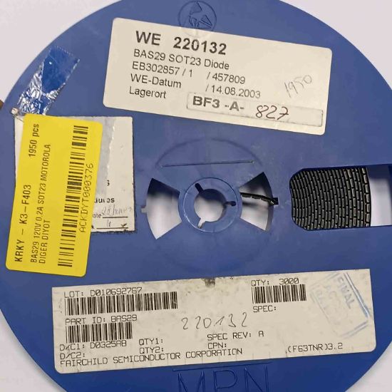 BAS29 120V 0.2A SOT23 MOTOROLA DİYOT resmi