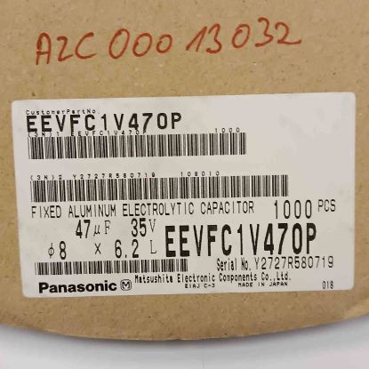 EEVFC1V470P 47MF 35V 8x6.2 PANASONIC SMD KONDANSATÖR resmi