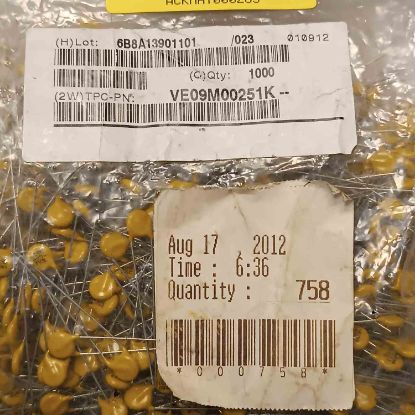 VE09M00251K 7mm 250V VARİSTÖR resmi