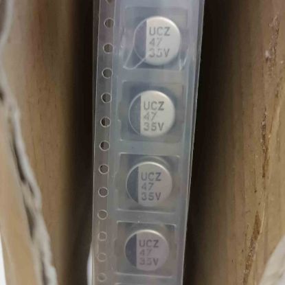 47MF 35V  8x6.5 SMD KONDANSATÖR resmi
