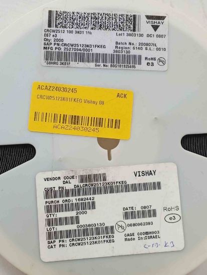 CRCW25123K01FKEG Vishay 08 resmi