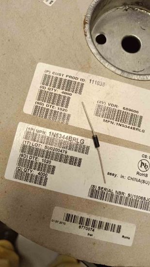 1N5344BRLG 8.2V 5W ZENER DİYOT resmi